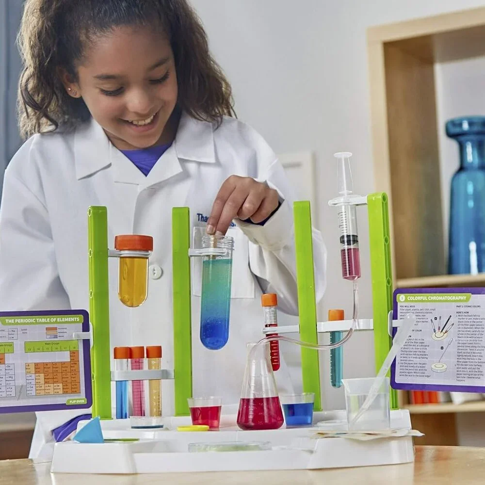 Thames & Kosmos Ooze Labs Chemistry Station Science Experiment Kit STEM Toy 20 N